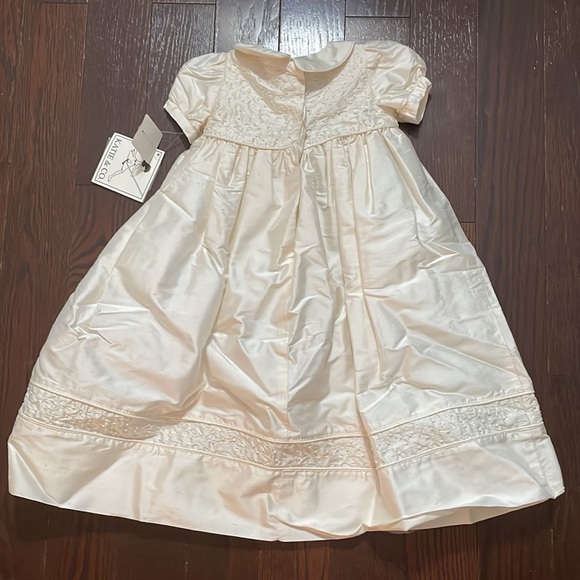 Silk Christening Gown - Picture 5 of 12